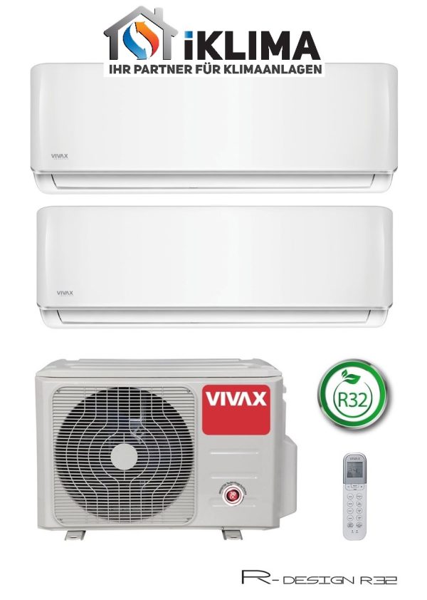 Vivax Multisplit Klimaanlage 2+1 Aktion (1 Innengerät Gratis) + Montage!